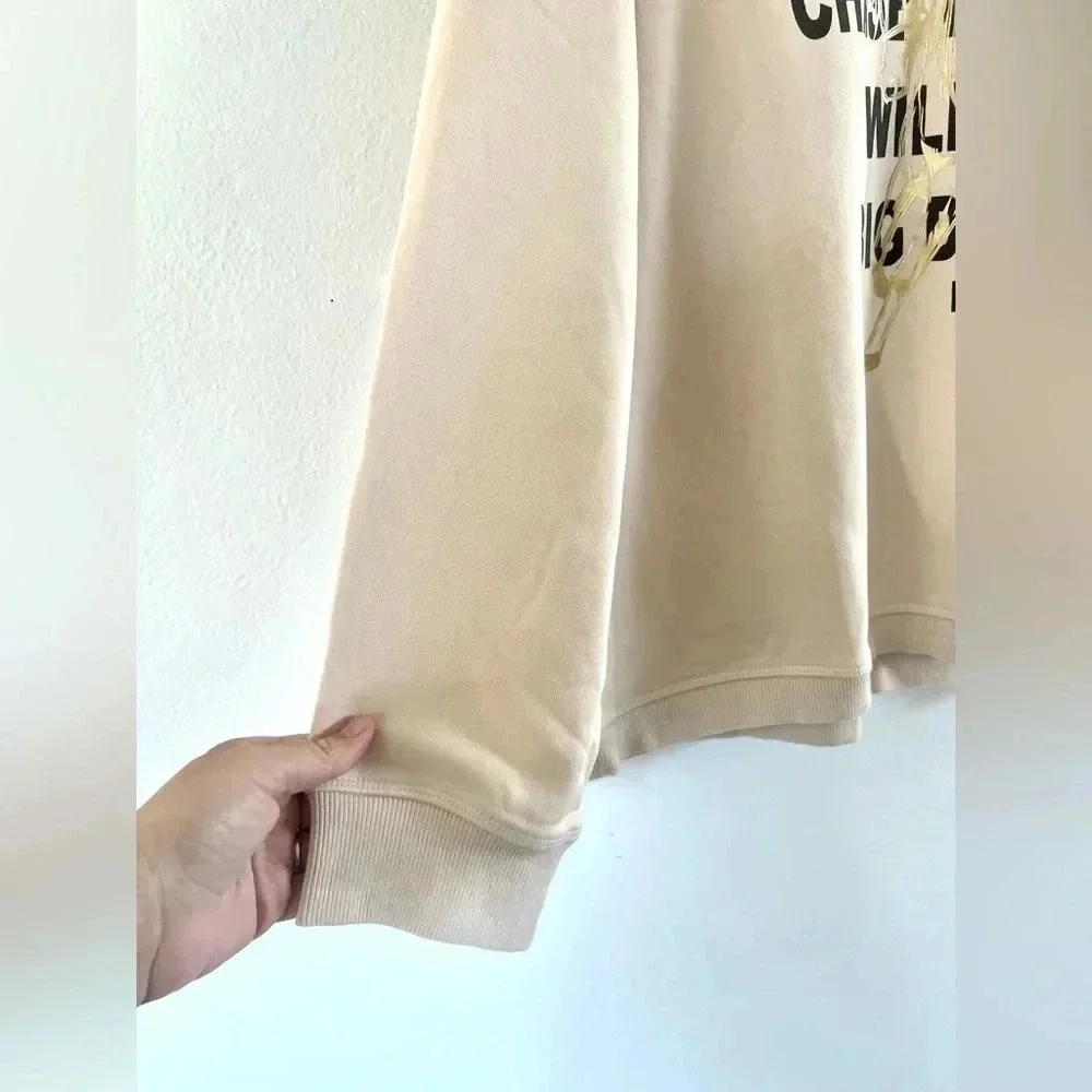 Hammill & Co Cream Rodeo Crewneck‎ Sweatshirt Size Medium, NWT